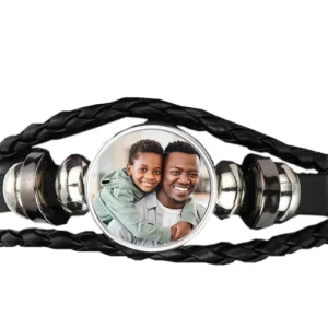 Woven Leather Hand Bracelet